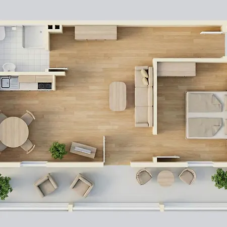 Apartment Waldfriede Blau